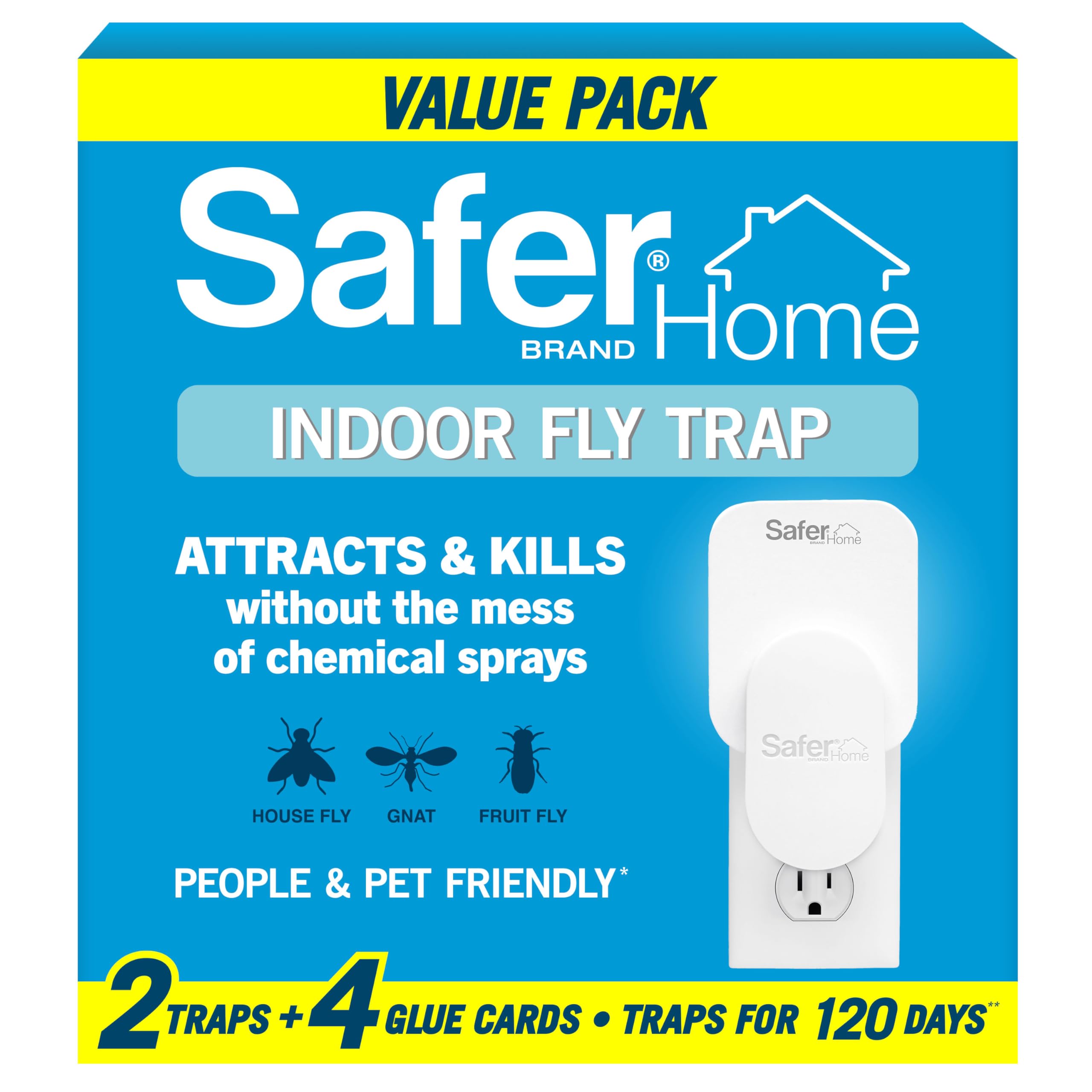 Safer trampa frontal mostrando diseño discreto y beneficio de captura continua