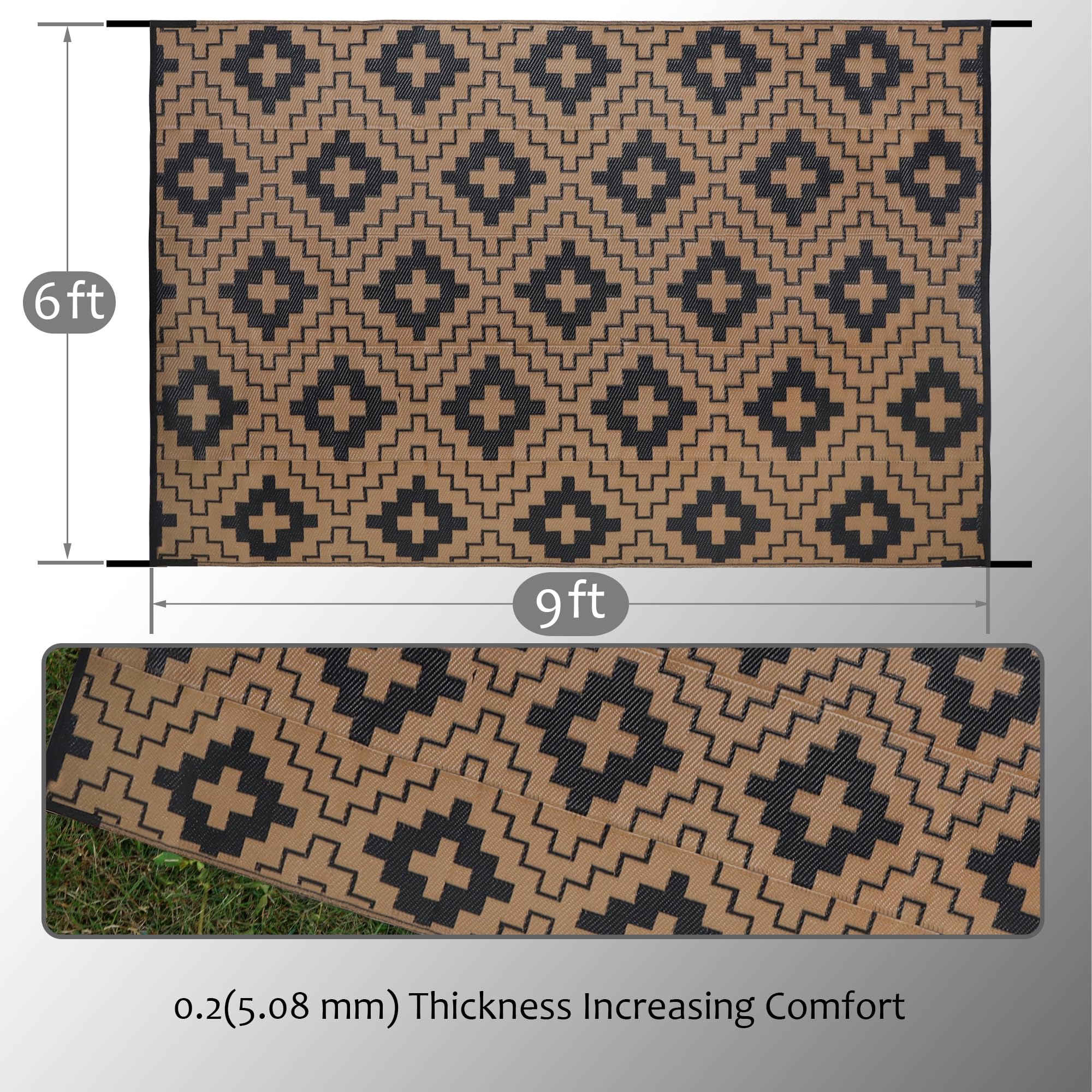 SAND MINE detalle de la textura de paja plástica, cómoda y resistente al uso