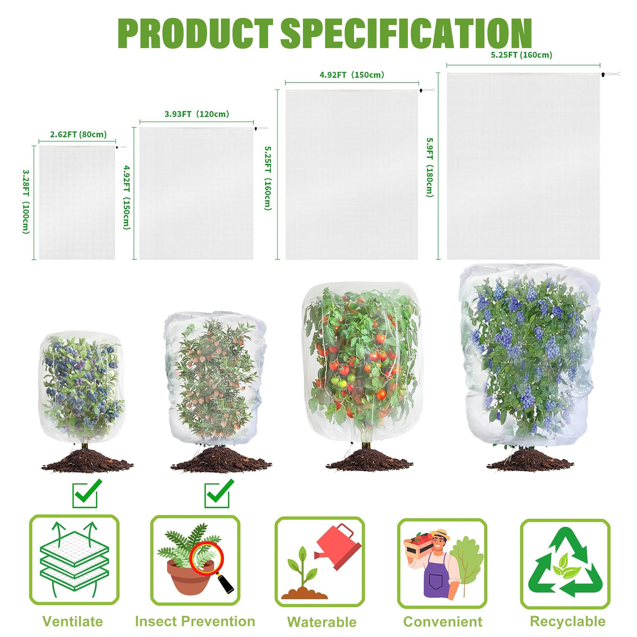 SATXTREM red cubriendo plantas de tomate protegiendo brotes
