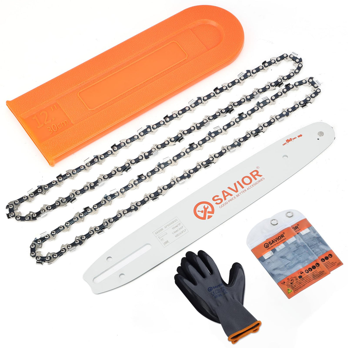Savior barra de 12 pulgadas vista frontal, durable y compatible