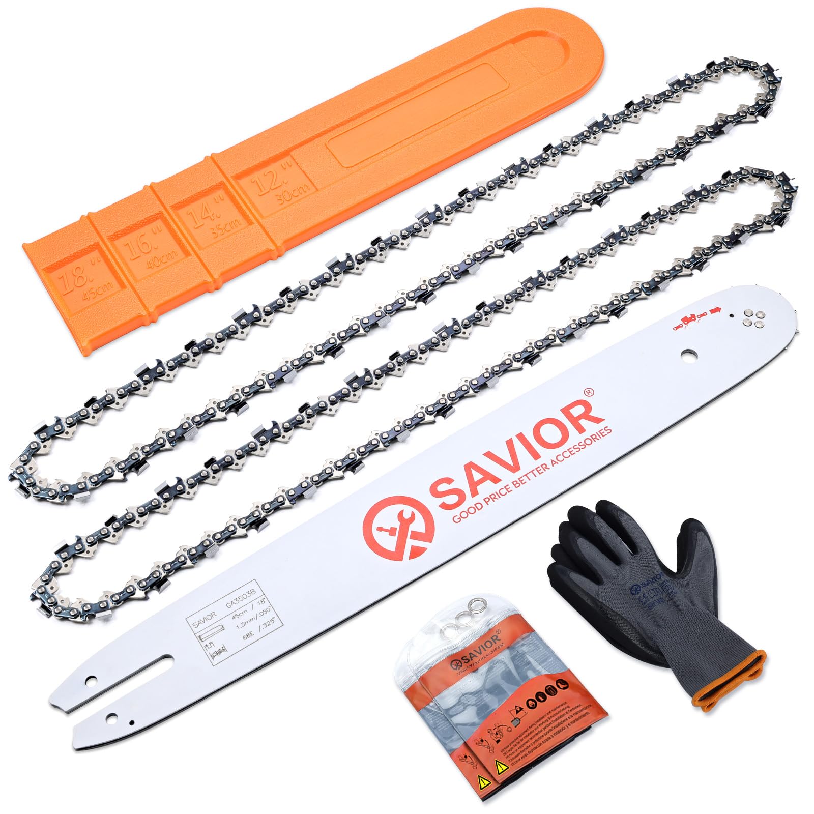 Savior barra frontal 18" mostrando ajuste preciso y durabilidad