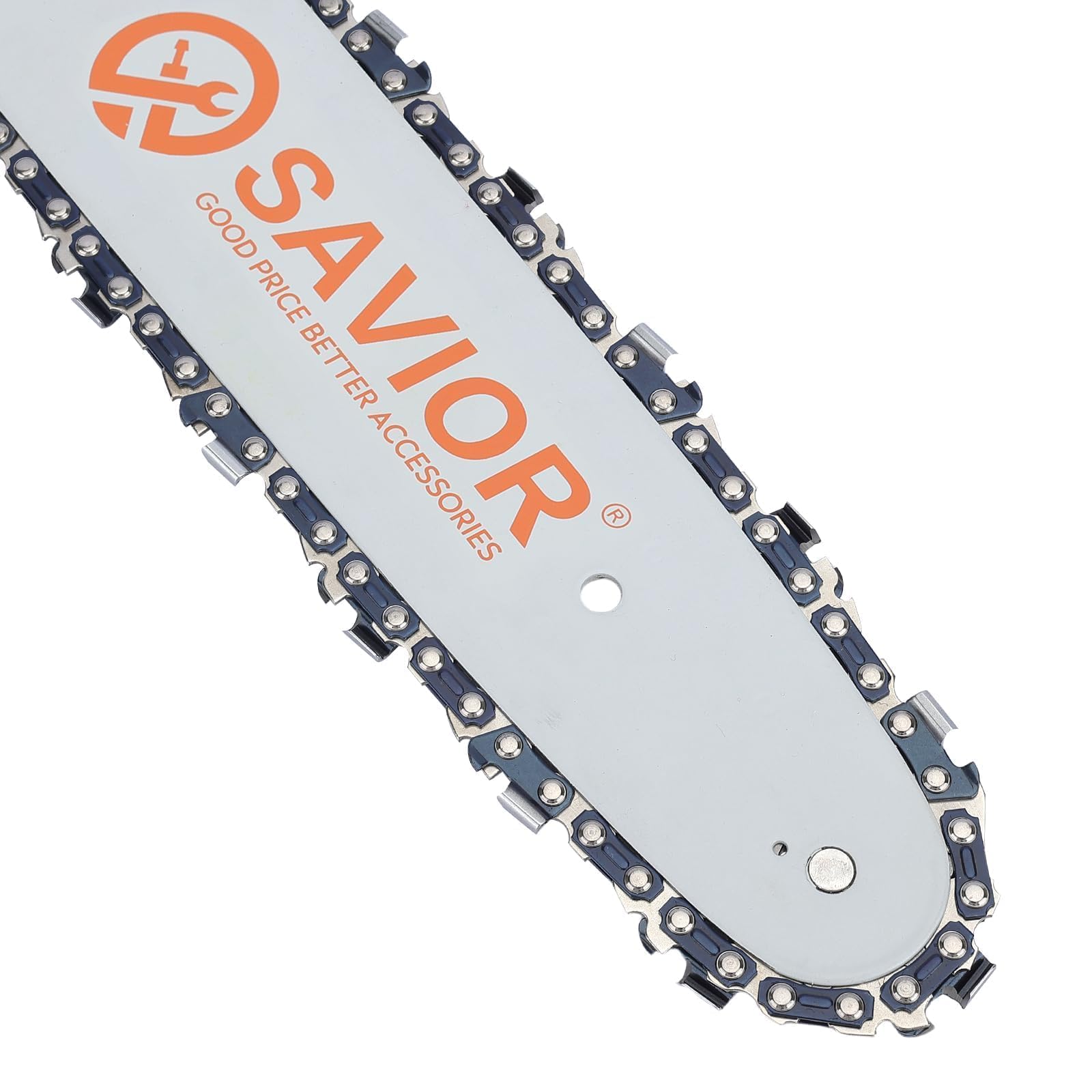 Savior textura del acero de la cadena mostrando resistencia y durabilidad