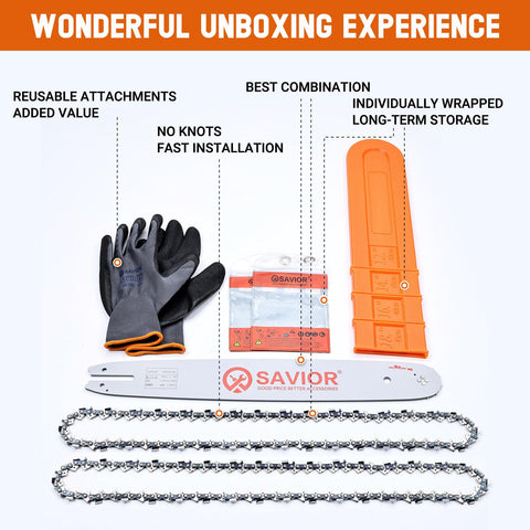 Savior fundas y guantes incluidos protegen y facilitan transporte