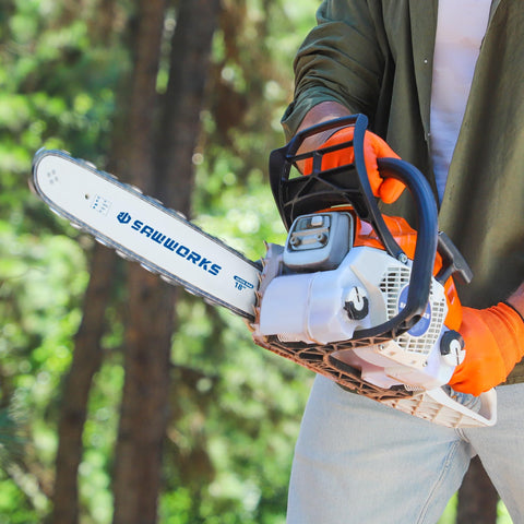 SawWorks empaque y etiqueta con especificaciones fáciles de verificar