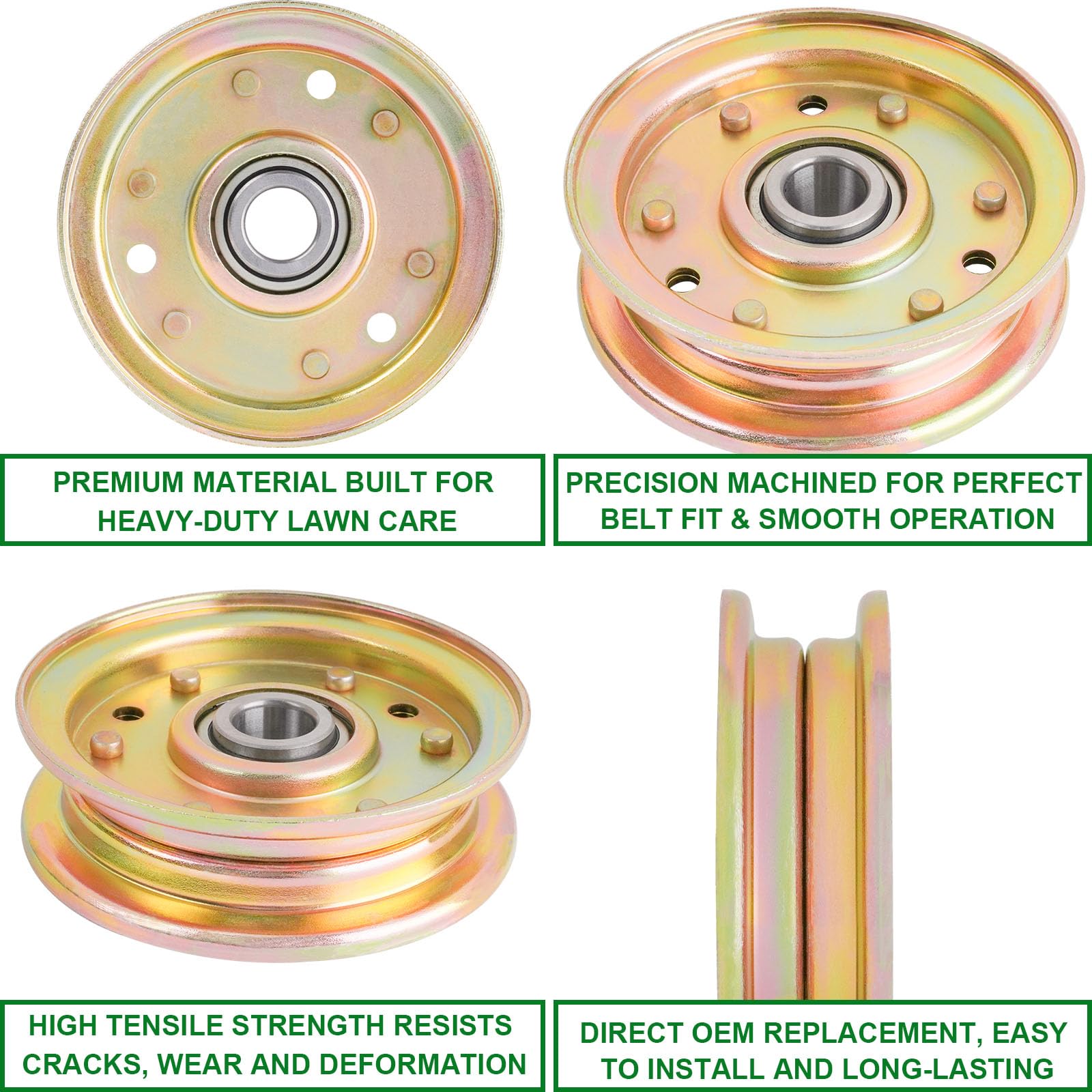 SCBHWJ polea junto a regla para comparar diámetro exterior 4"