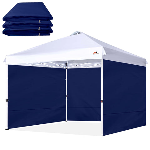 SCOCANOPY frontal de pared lateral mostrando cobertura completa y protección