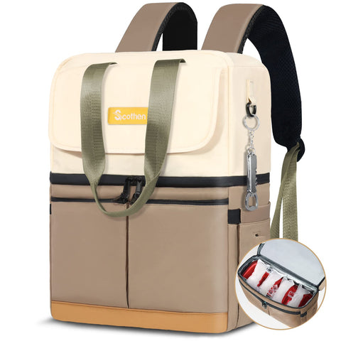 Scothen mochila nevera frontal elegante y resistente para salidas