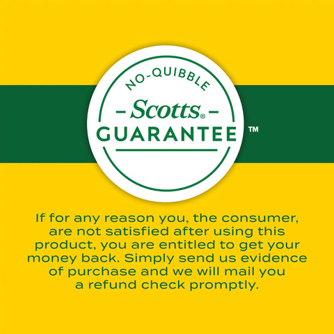 Scotts embalaje y tapón seguro, beneficio de almacenamiento ordenado
