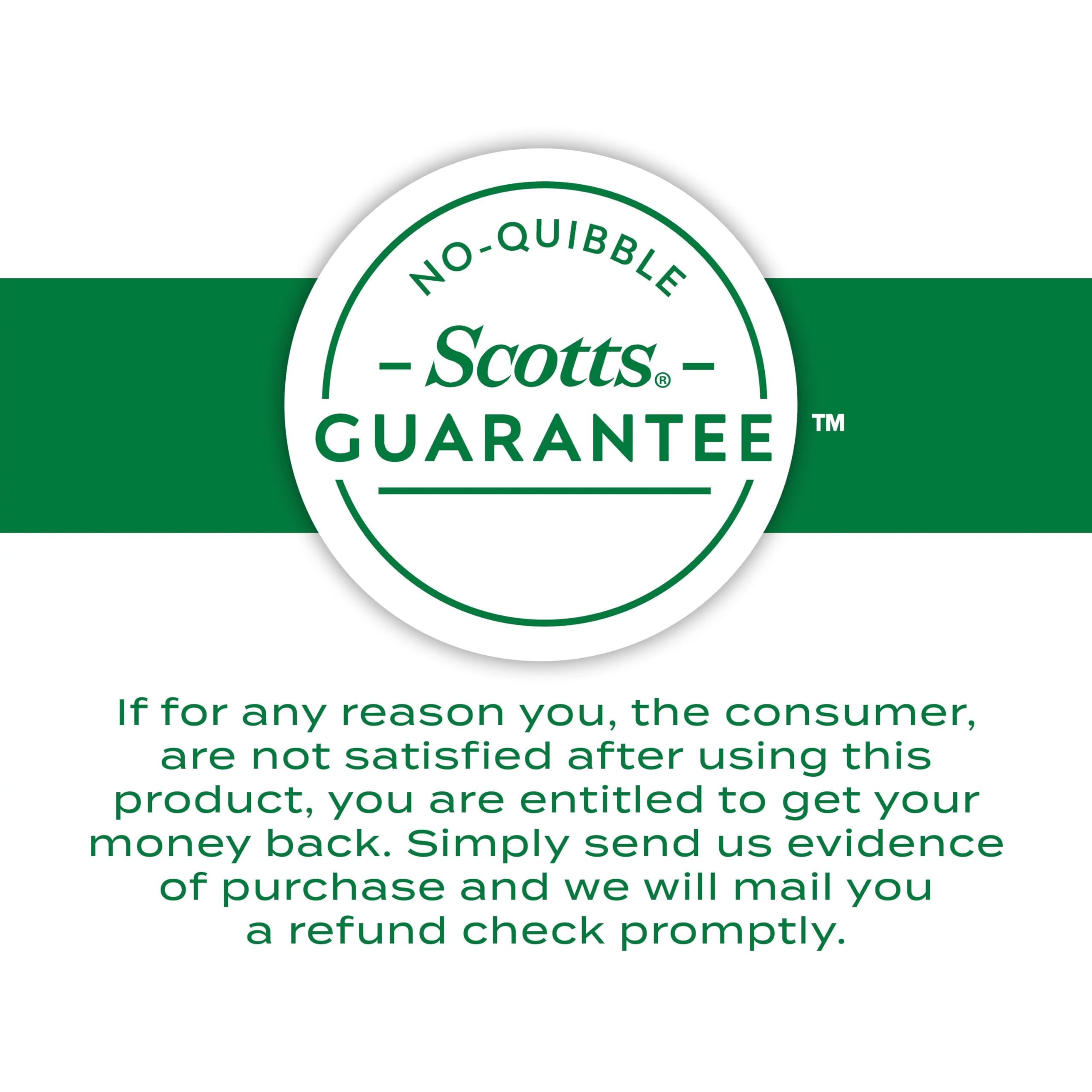 Scotts Halts grupo de beneficios destacando protección estacional del césped