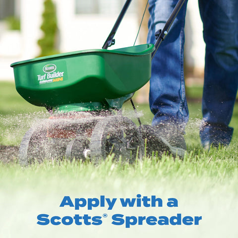 Scotts Halts aplicado en primavera para prevenir crabgrass y semillas