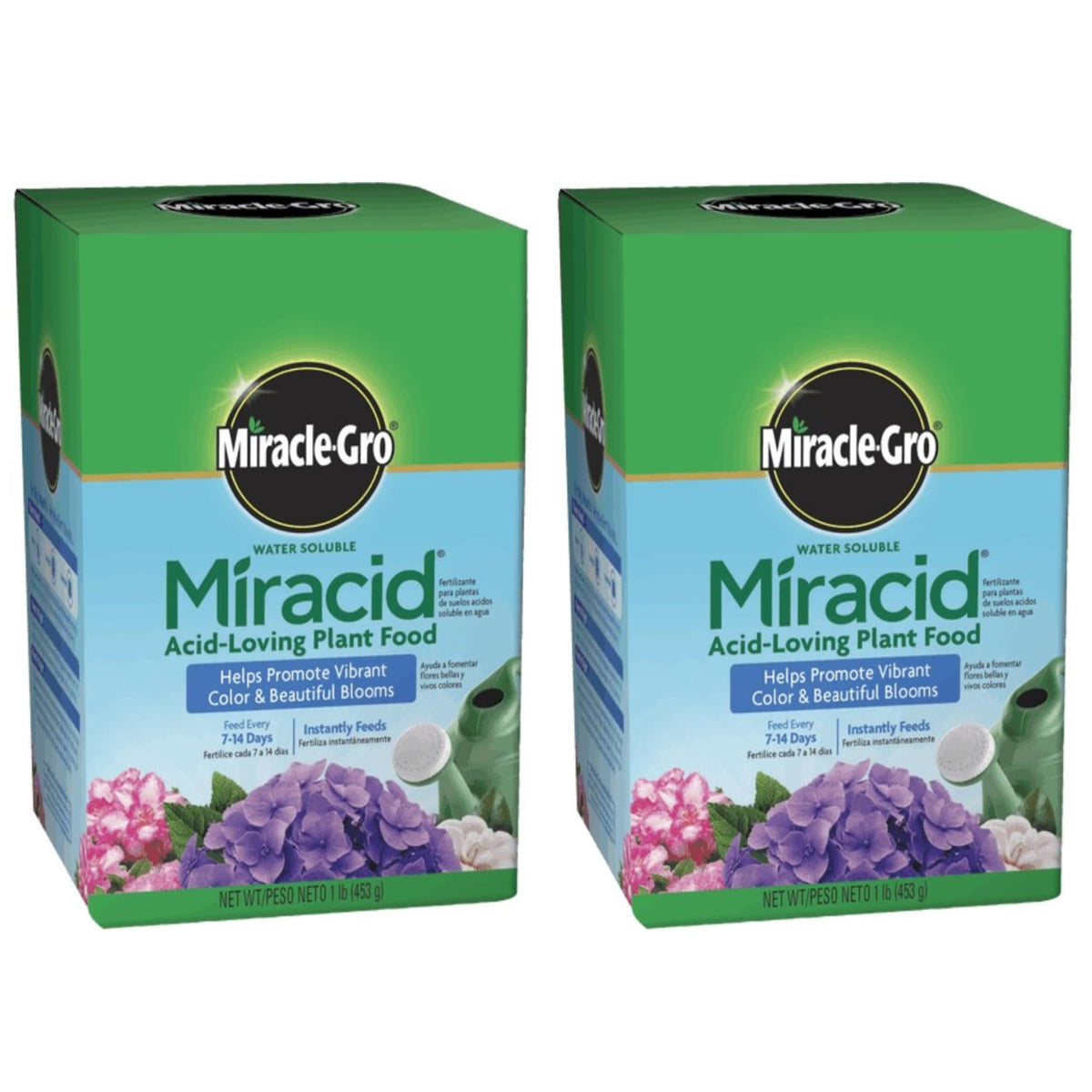 scotts miracid frente del empaque mostrando la marca y beneficio de nutrición rápida