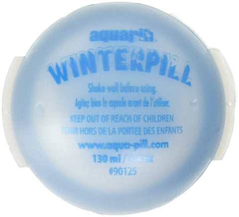 SeaKlear AquaPill empaque frontal mostrando la pastilla y beneficios de protección invernal