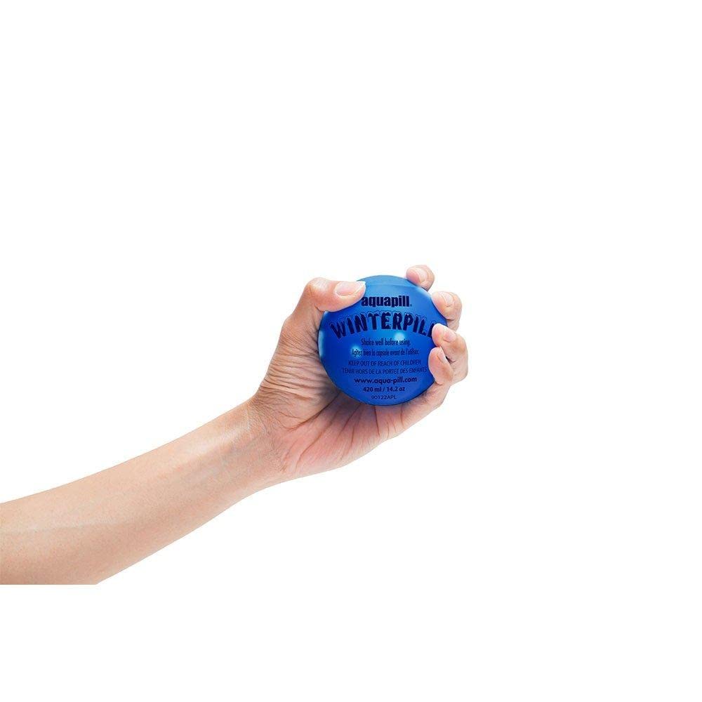 SeaKlear WinterPill primer plano de la textura y perforación, garantiza liberación lenta