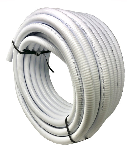 Sealproof manguera frontal del rollo mostrando color y diámetro, facilita selección