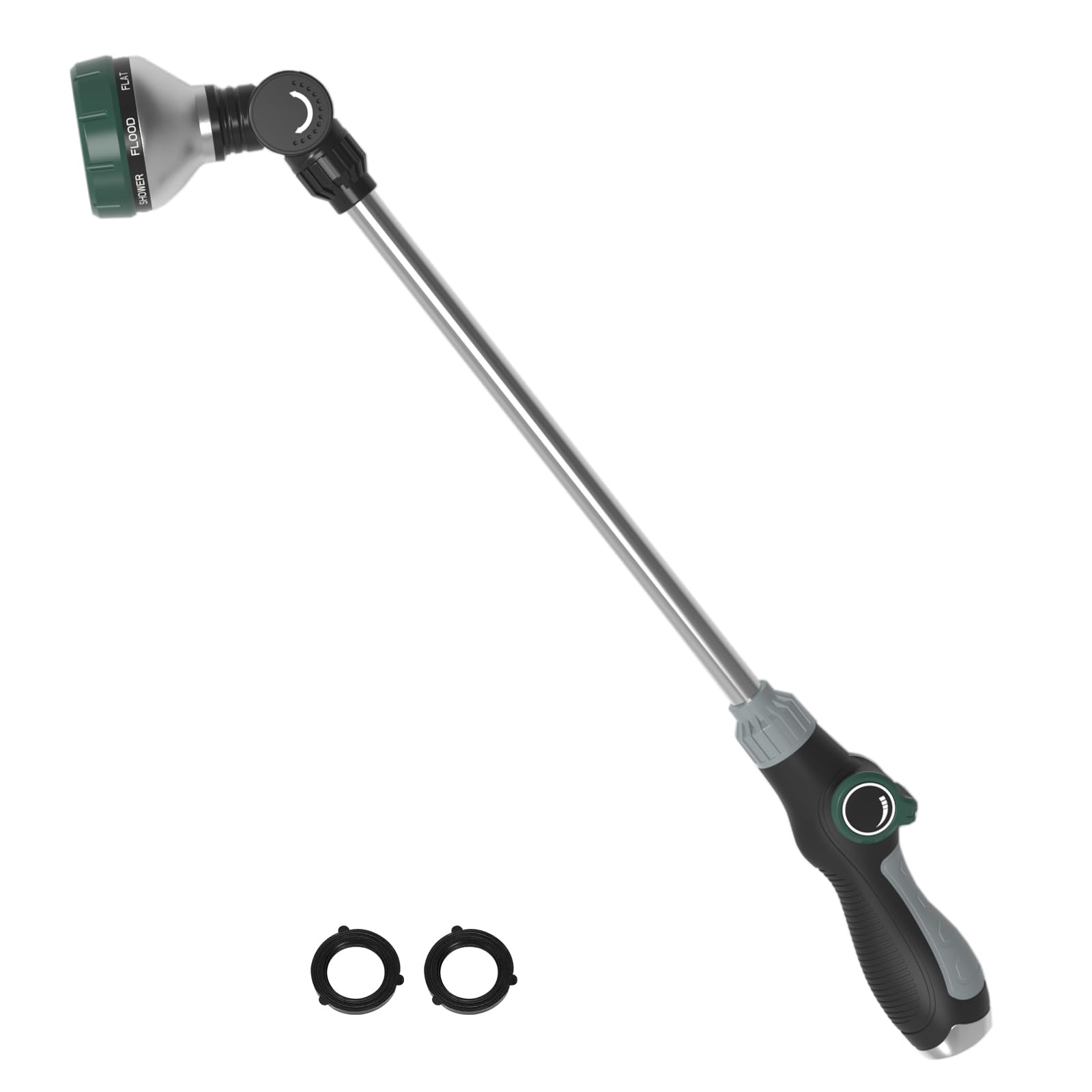 Seatern varita frontal mostrando longitud y forma ergonómica, facilita riego alto