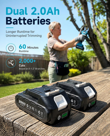 SEESII baterías 2000mAh y cargador rápido para más autonomía