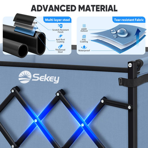 Sekey mango ajustable con auto-rebote para manejo ergonómico