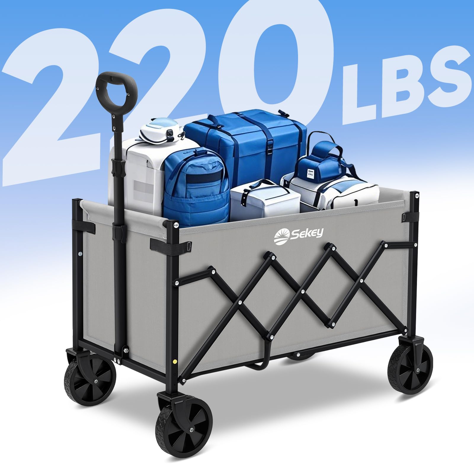 Sekey ruedas 360º que ofrecen maniobrabilidad en cualquier terreno