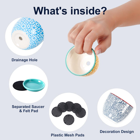 Selamica plato removible con agua recogida, protege superficies y facilita limpieza