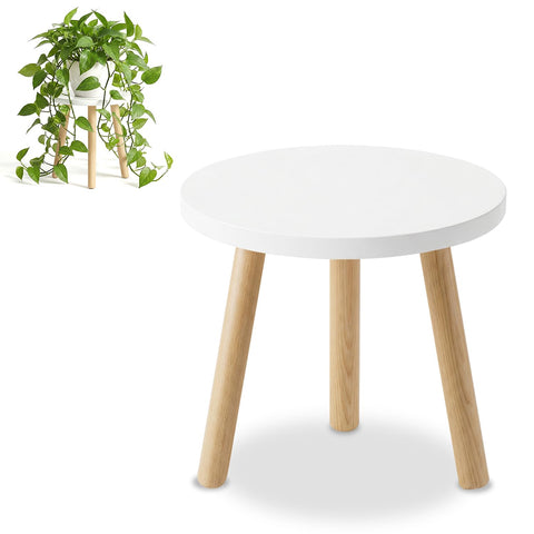 SEQUEDA vista frontal del soporte blanco mostrando estabilidad y diseño