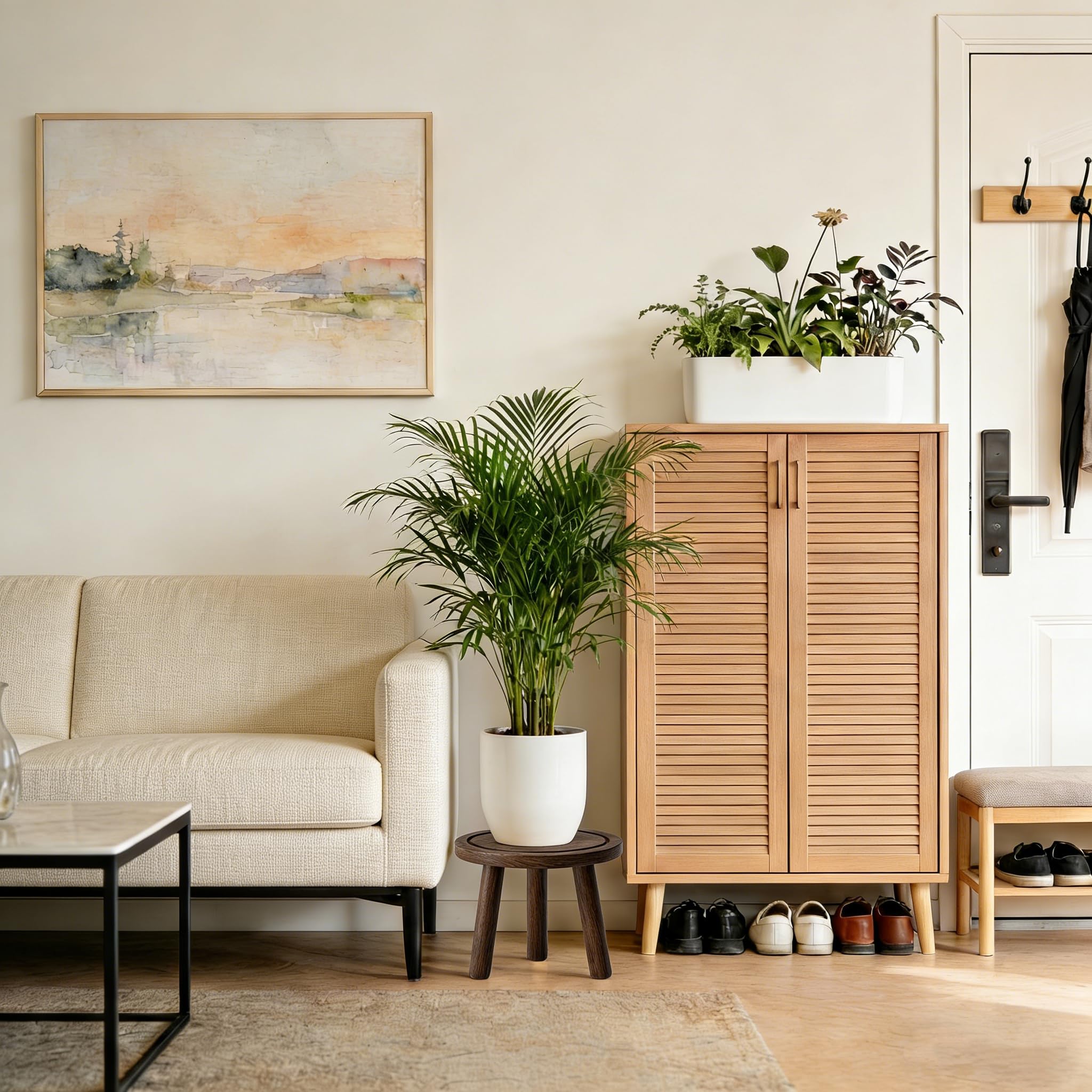 SEQUEDA uso como pedestal con libros y objeto decorativo