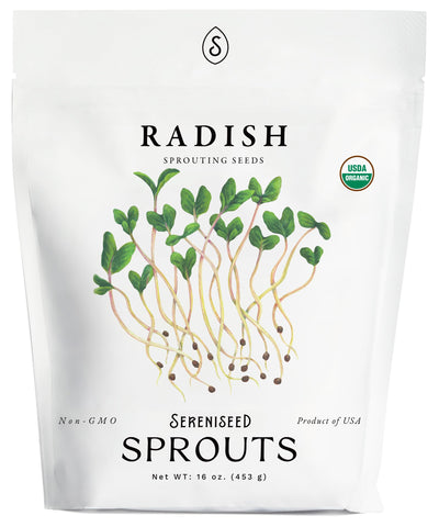 Sereniseed paquete frontal 16 oz orgánico calidad garantizada