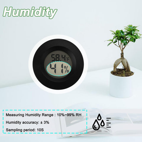 Serundo Auto en terrario midiendo temperaturas, ideal para reptiles y acuarios