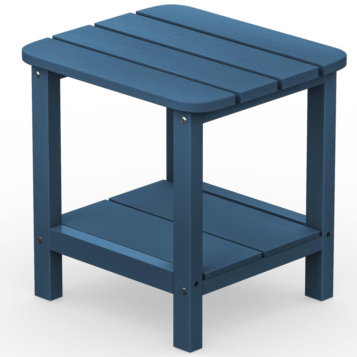 SERWALL mesa frontal azul mostrando diseño duradero y elegante