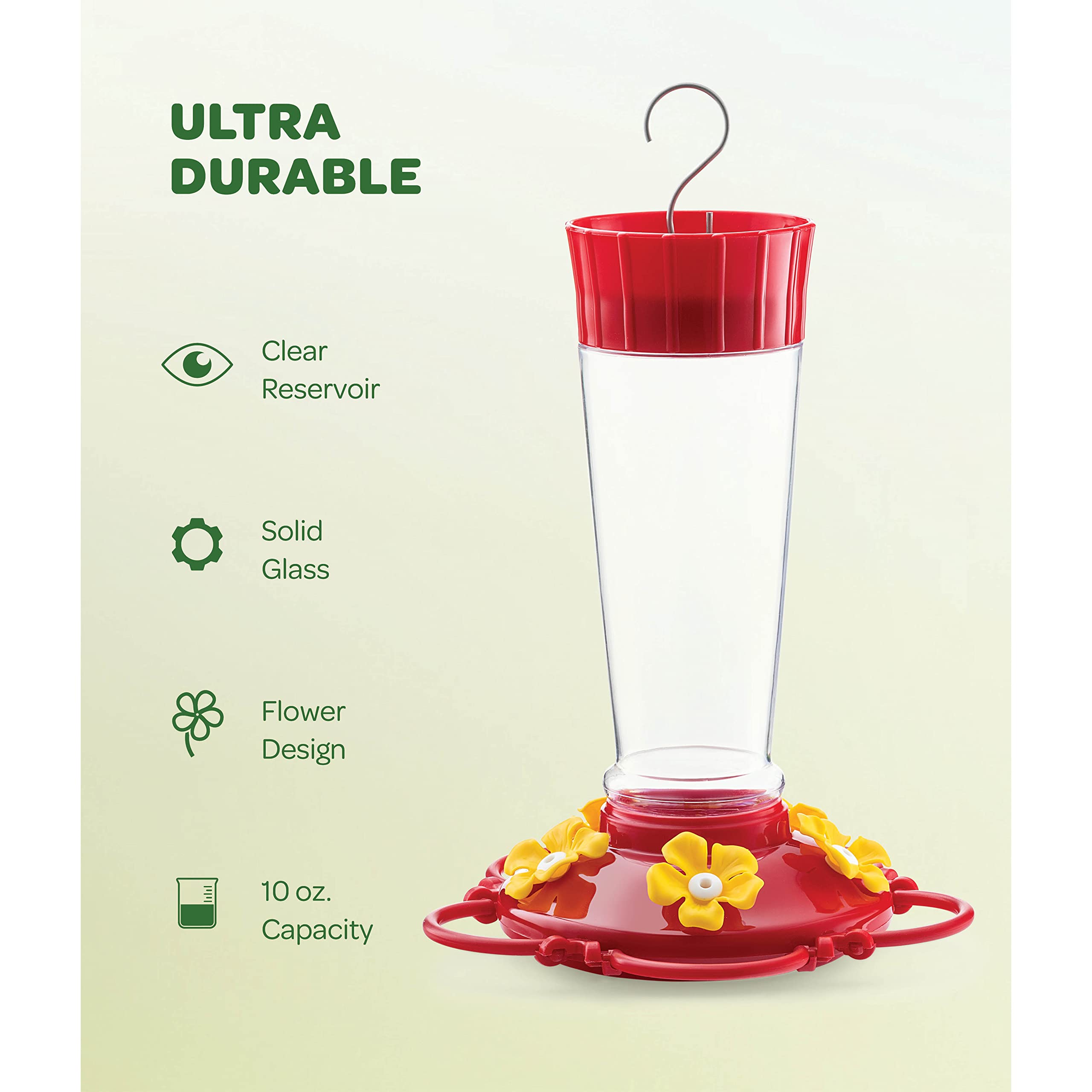SEWANTA vidrio transparente mostrando nivel de néctar para fácil control