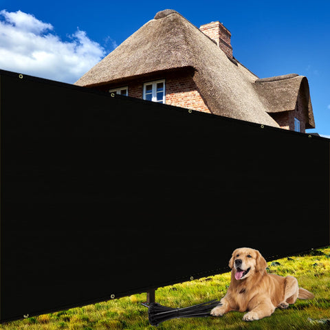 Shade&Beyond vista frontal de la pantalla mostrando cobertura y privacidad