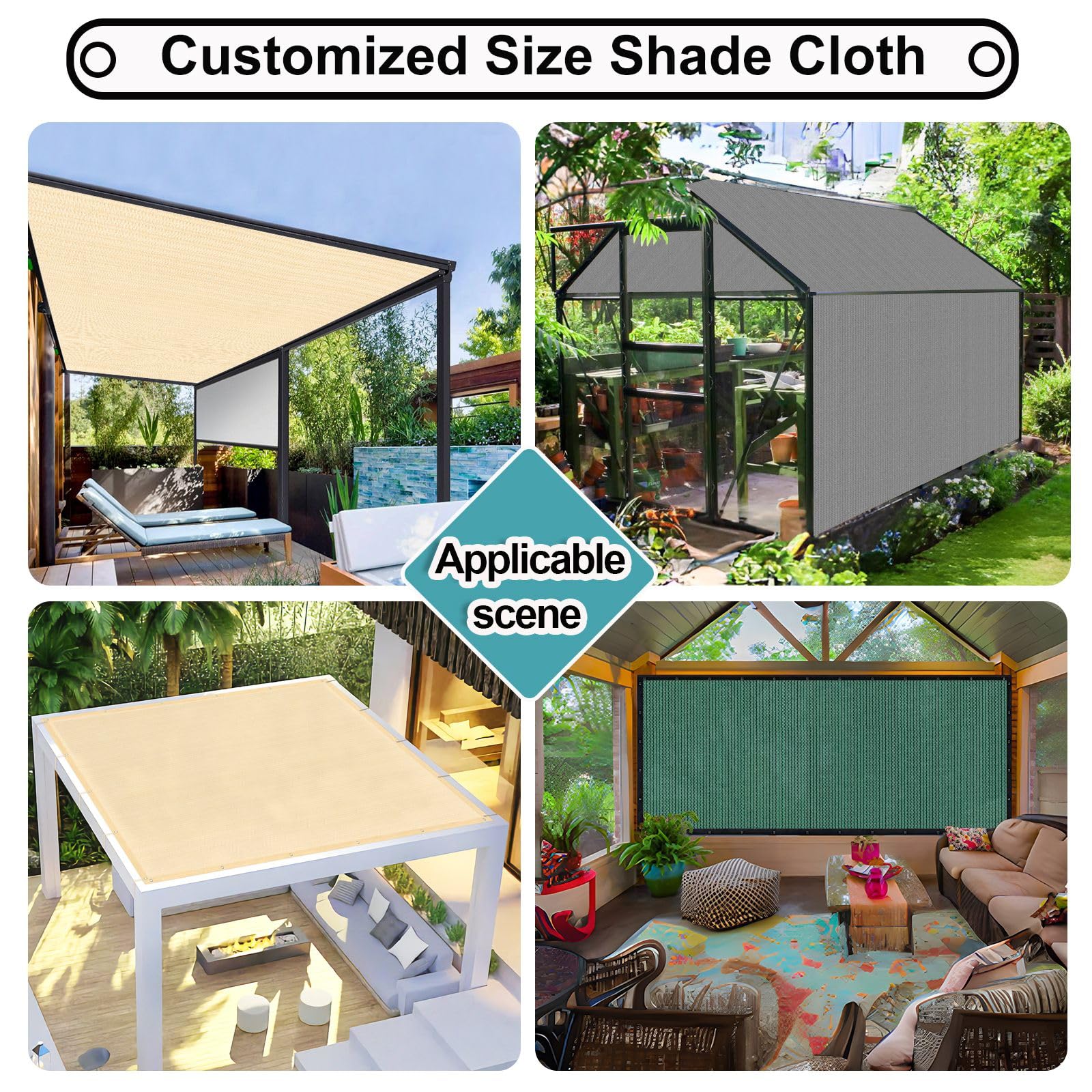 Shade&Beyond sombra sobre muebles de patio, protege y reduce calor