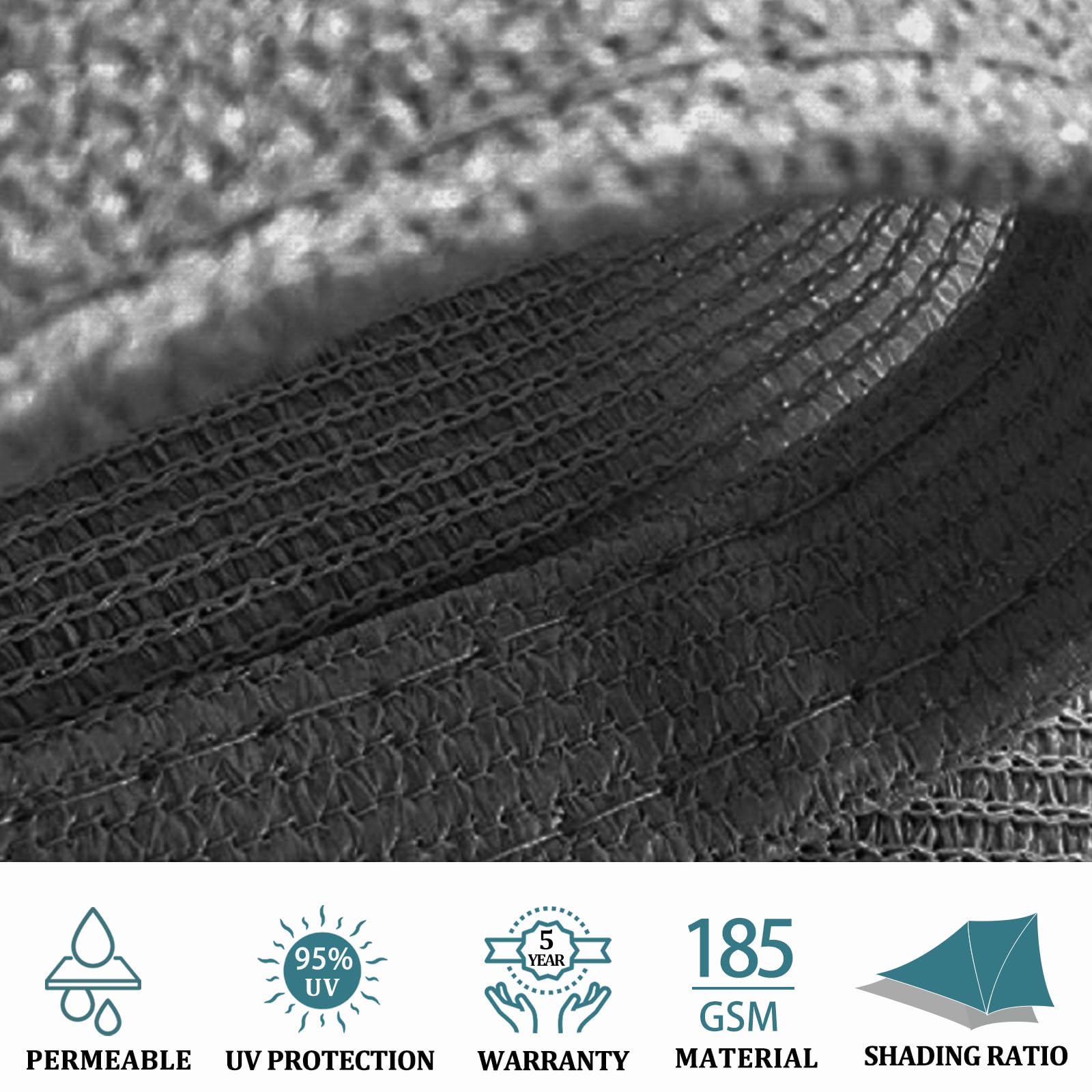Shade&Beyond textura de tela 185GSM que mejora ventilación