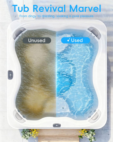 SHAPON producto en uso en un spa urbano mostrando agua clara y confortable