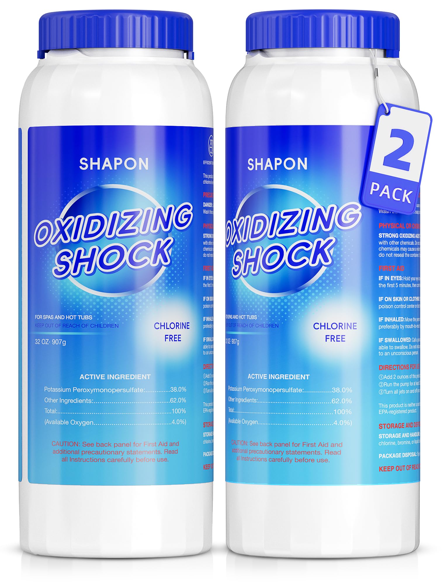 SHAPON frontal del pack de 2 unidades mostrando el envase y practicidad