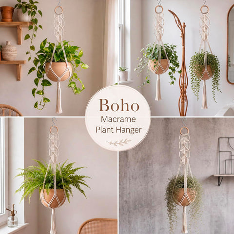 Shappy ambientación boho en habitación resaltando calidez y decoración