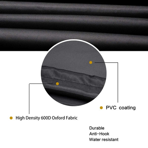 SheeChung funda colocada en patio, protección contra lluvia y polvo