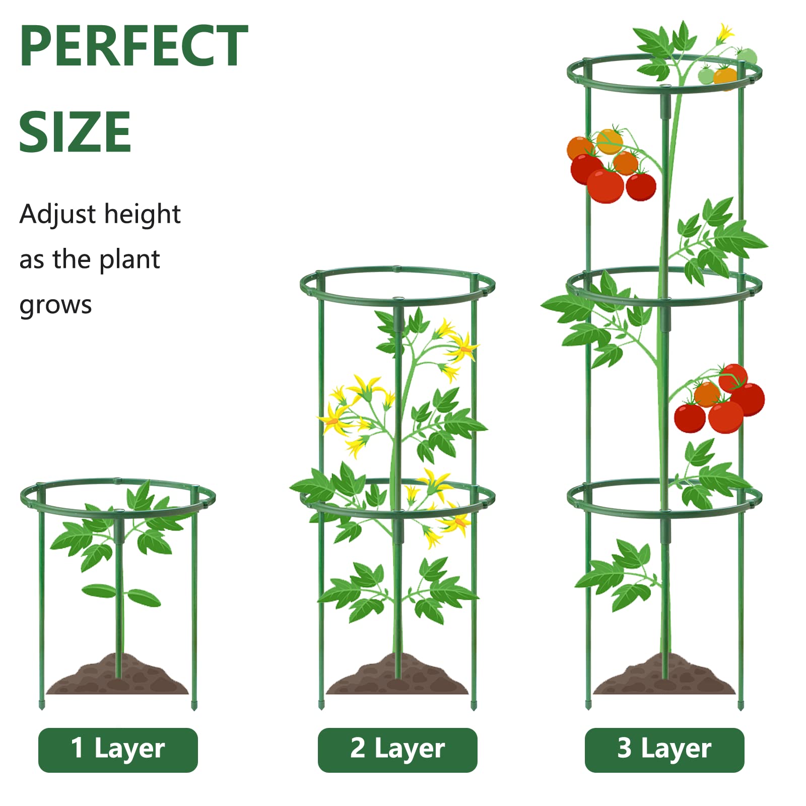 SIBRANT primer plano del material ABS resistente y superficie suave para plantas