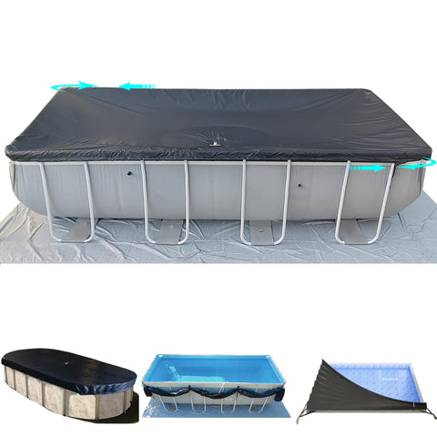SIHAIAN vista frontal del empaque mostrando cubierta y accesorios, protección duradera