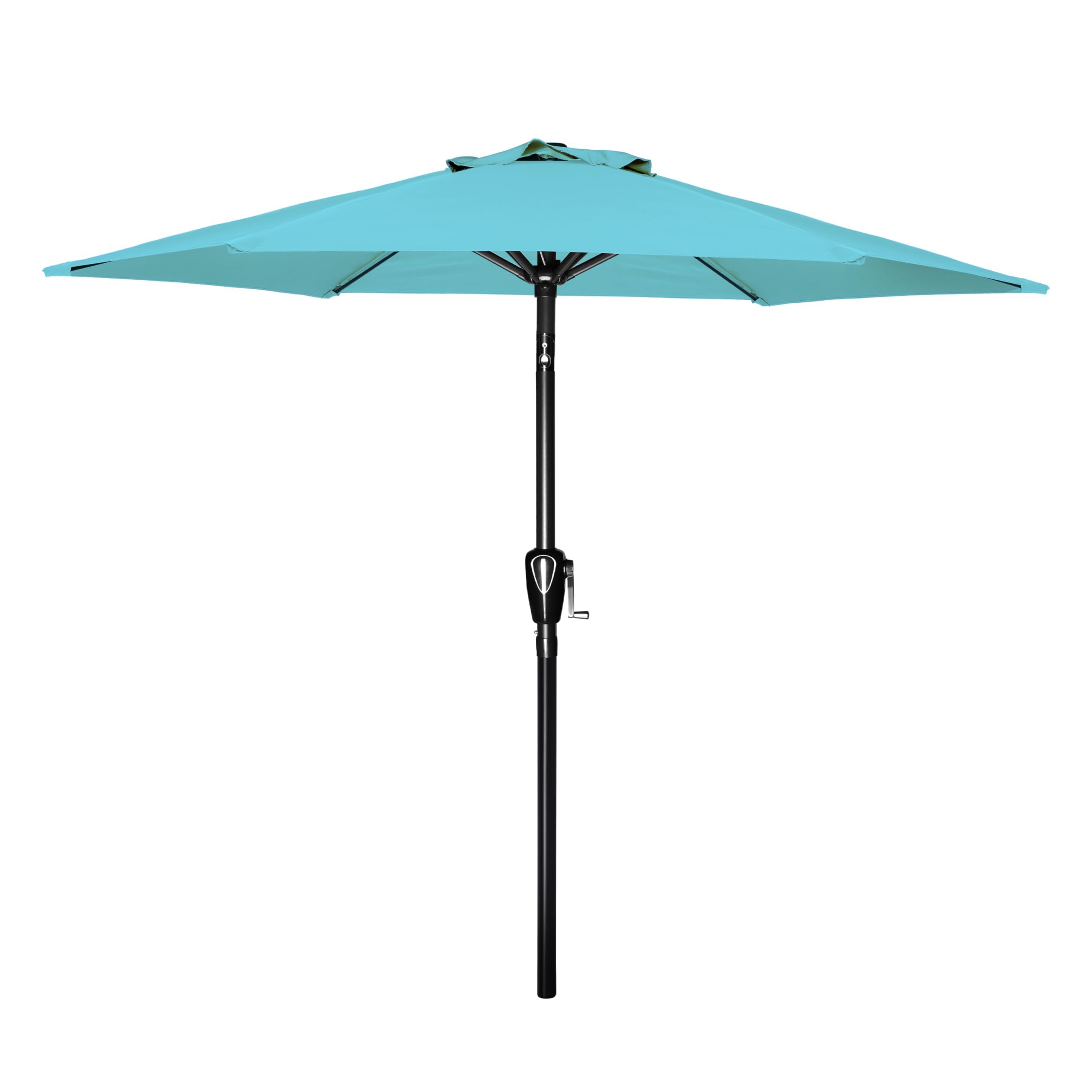 Simple Deluxe vista frontal turquesa que aporta sombra cómoda