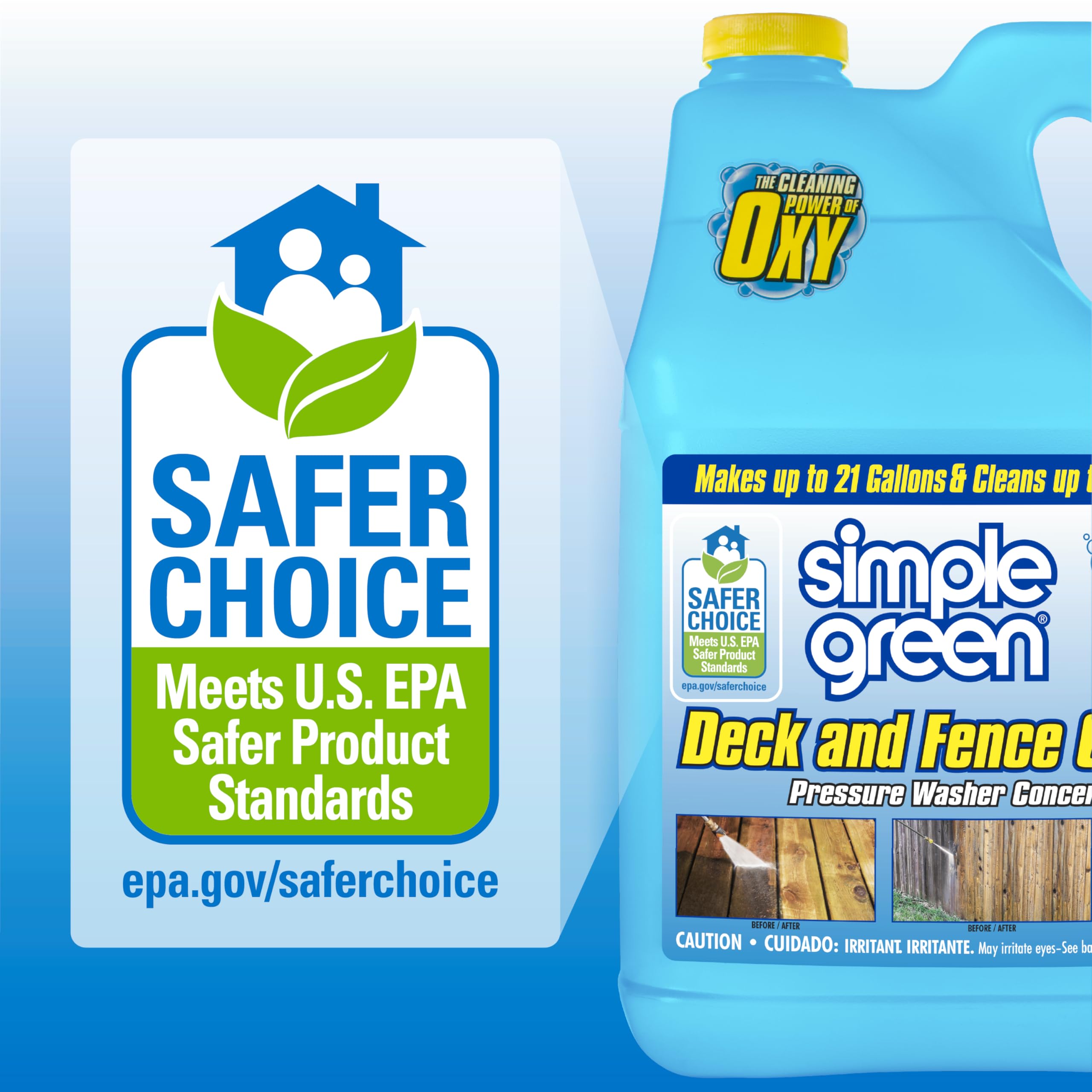 Simple Green aplicación con hidrolavadora para limpieza eficiente de terrazas
