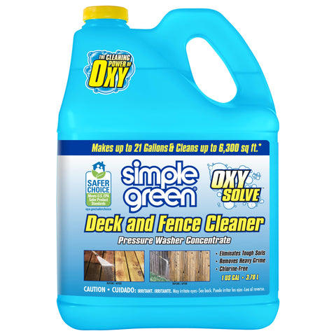 Simple Green envase frontal mostrando tamaño 128 fl oz y beneficios de limpieza