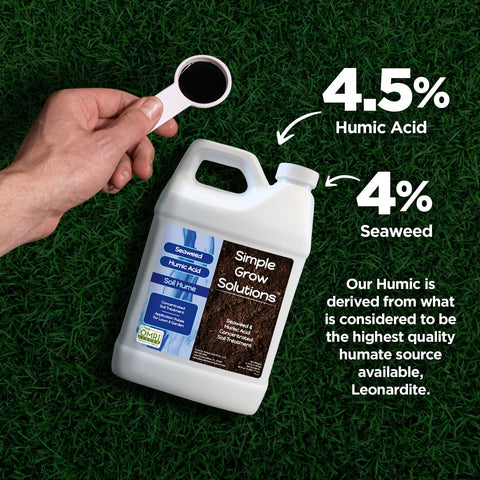 Simple Lawn Solutions aplicación en césped con pulverizador para mejor absorción
