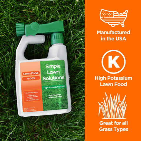 Simple Lawn Solutions aplicando en césped, cobertura uniforme rápida