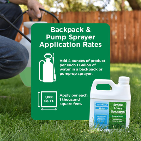 Simple Lawn Solutions sello fabricación EE. UU., transmite calidad y confianza
