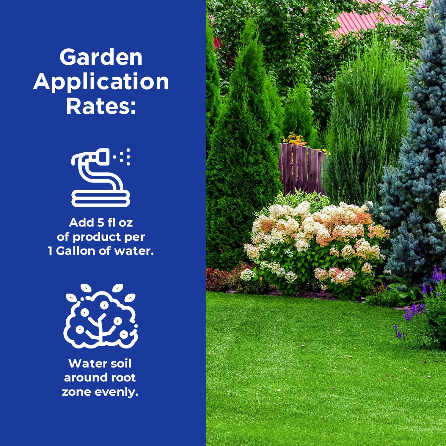 Simple Lawn Solutions envase sobre mesa de trabajo de jardinero profesional