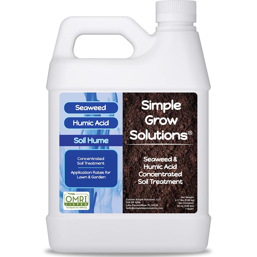 Simple Lawn Solutions botella frontal mostrando el envase y concentración