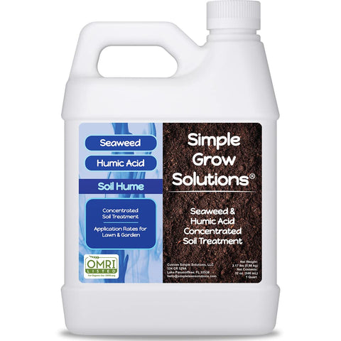 Simple Lawn Solutions botella frontal mostrando el envase y concentración