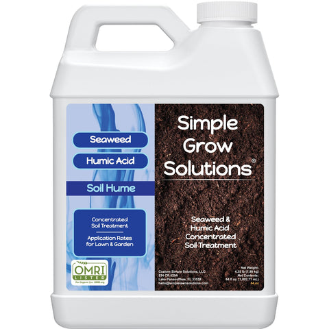 Simple Lawn Solutions envase frontal 64 oz mostrando marca y tamaño