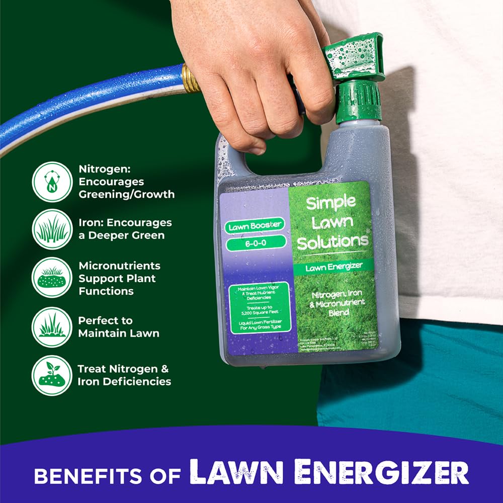 Simple Lawn Solutions césped más verde tras aplicación demostrando resultado