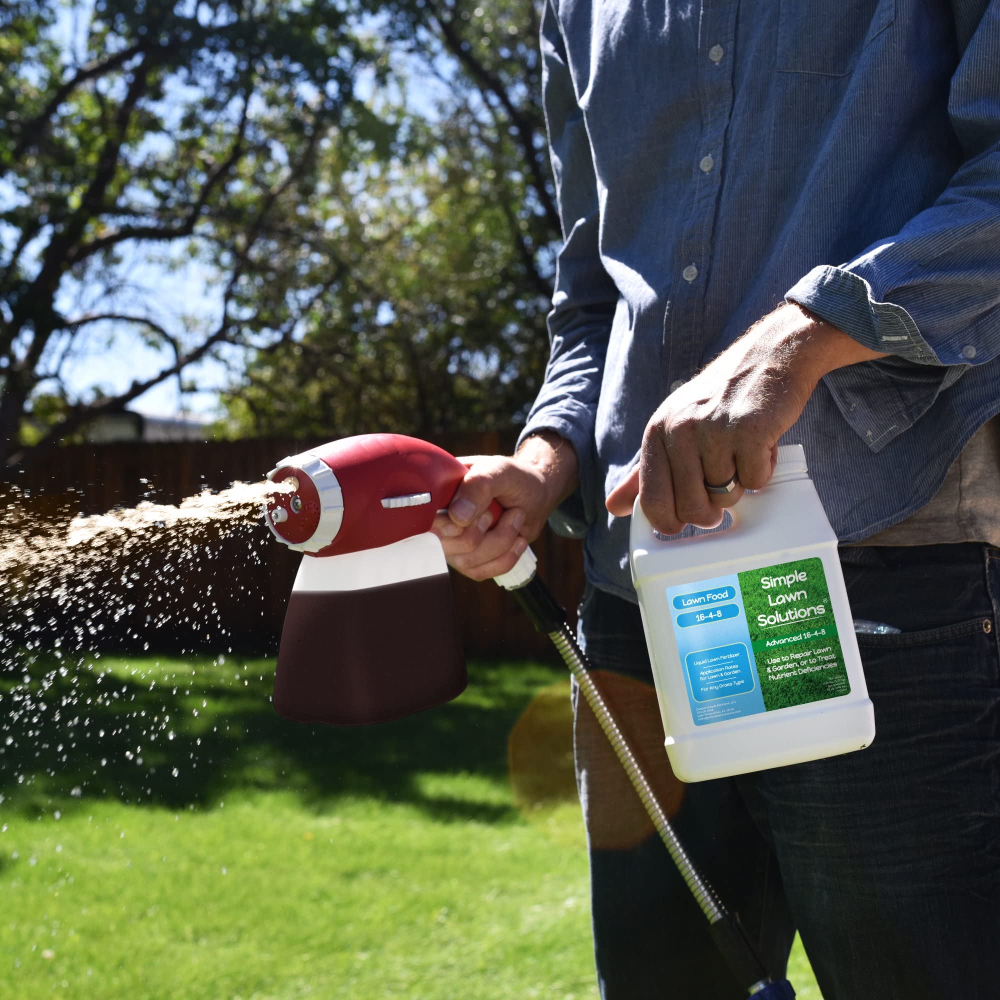 Simple Lawn Solutions textura líquida concentrada lista para diluir y aplicar